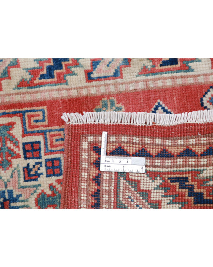 Kazak 2' 0" X 2' 11" Hand Knotted Wool Rug 2' 0" X 2' 11" (61 X 89) / Red / Wool