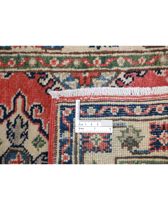 Kazak 1' 10" X 3' 0" Hand Knotted Wool Rug 1' 10" X 3' 0" (56 X 91) / Red / Wool