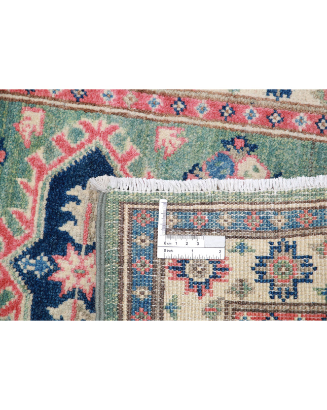 Kazak 1' 11" X 5' 7" Hand Knotted Wool Rug 1' 11" X 5' 7" (59 X 170) / Green / Wool