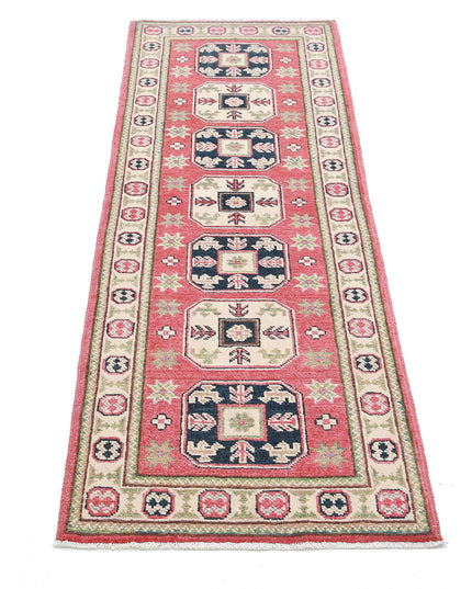 Kazak 2' 0" X 5' 9" Hand Knotted Wool Rug 2' 0" X 5' 9" (61 X 175) / Red / Wool