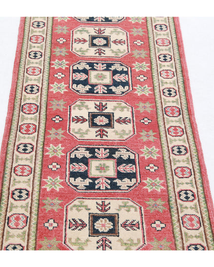 Kazak 2' 0" X 5' 9" Hand Knotted Wool Rug 2' 0" X 5' 9" (61 X 175) / Red / Wool