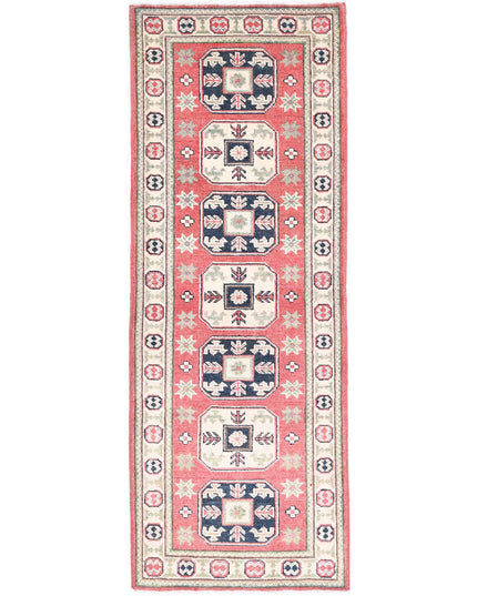 Kazak 2' 0" X 5' 9" Hand Knotted Wool Rug 2' 0" X 5' 9" (61 X 175) / Red / Wool