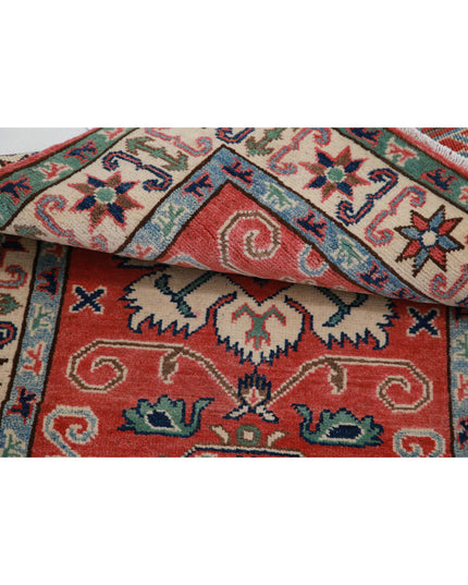 Kazak 2' 7" X 3' 11" Hand Knotted Wool Rug 2' 7" X 3' 11" (79 X 119) / Red / Wool