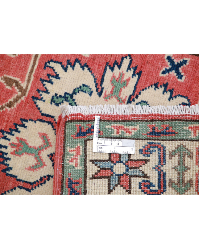 Kazak 2' 7" X 3' 11" Hand Knotted Wool Rug 2' 7" X 3' 11" (79 X 119) / Red / Wool