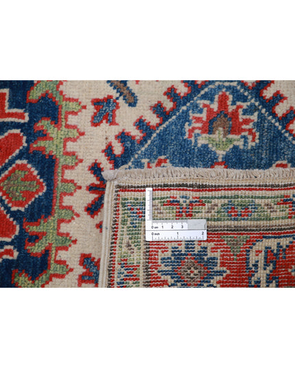 Kazak 2' 8" X 4' 0" Hand Knotted Wool Rug 2' 8" X 4' 0" (81 X 122) / Ivory / Wool