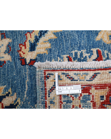 Kazak 2' 7" X 3' 10" Hand Knotted Wool Rug 2' 7" X 3' 10" (79 X 117) / Blue / Wool
