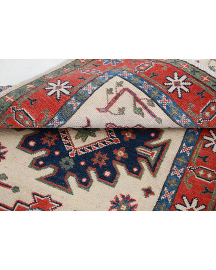 Kazak 2' 8" X 3' 11" Hand Knotted Wool Rug 2' 8" X 3' 11" (81 X 119) / Ivory / Wool