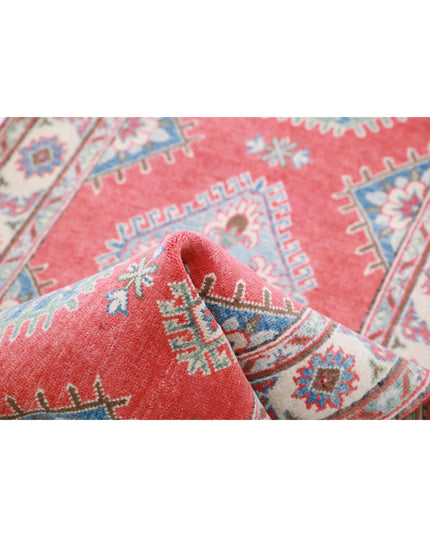 Kazak 2' 7" X 9' 7" Hand Knotted Wool Rug 2' 7" X 9' 7" (79 X 292) / Red / Wool