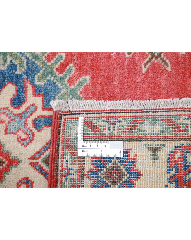Kazak 2' 7" X 9' 7" Hand Knotted Wool Rug 2' 7" X 9' 7" (79 X 292) / Red / Wool