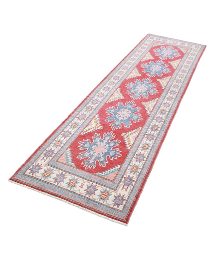 Kazak 2' 7" X 9' 2" Hand Knotted Wool Rug 2' 7" X 9' 2" (79 X 280) / Red / Wool