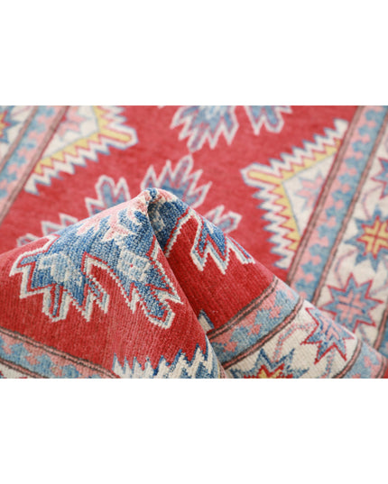 Kazak 2' 7" X 9' 2" Hand Knotted Wool Rug 2' 7" X 9' 2" (79 X 280) / Red / Wool