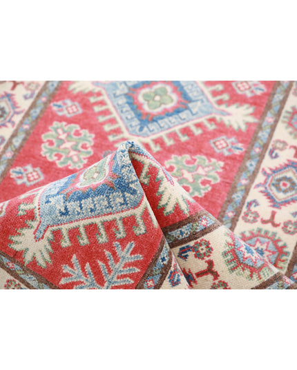 Kazak 2' 8" X 9' 10" Hand Knotted Wool Rug 2' 8" X 9' 10" (81 X 300) / Red / Wool