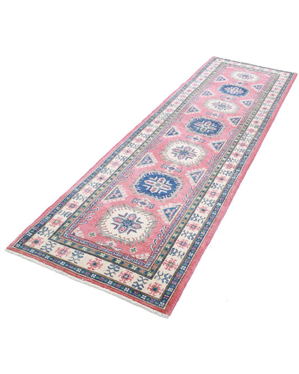 Kazak 2' 8" X 9' 5" Hand Knotted Wool Rug 2' 8" X 9' 5" (81 X 287) / Red / Wool