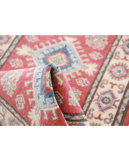 Kazak 2' 7" X 9' 7" Hand Knotted Wool Rug 2' 7" X 9' 7" (79 X 292) / Red / Wool