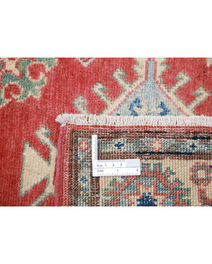 Kazak 2' 7" X 9' 7" Hand Knotted Wool Rug 2' 7" X 9' 7" (79 X 292) / Red / Wool
