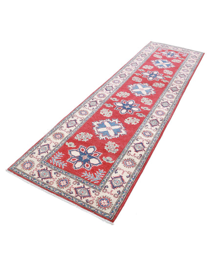 Kazak 2' 10" X 9' 9" Hand Knotted Wool Rug 2' 10" X 9' 9" (86 X 297) / Red / Wool