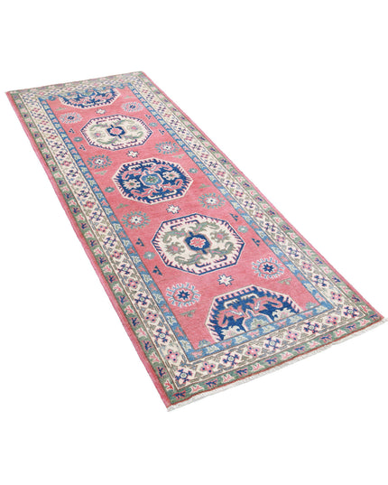 Kazak 2' 9" X 7' 2" Hand Knotted Wool Rug 2' 9" X 7' 2" (84 X 219) / Red / Wool