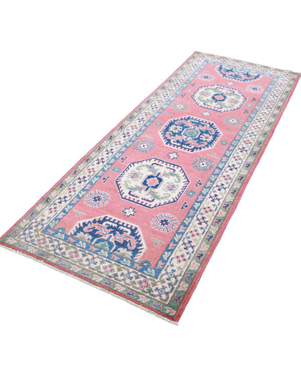 Kazak 2' 9" X 7' 2" Hand Knotted Wool Rug 2' 9" X 7' 2" (84 X 219) / Red / Wool