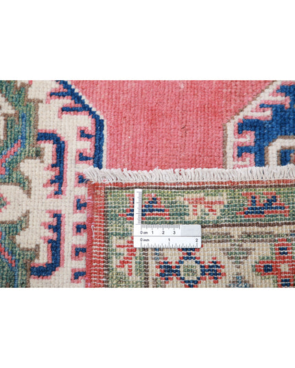 Kazak 2' 9" X 7' 2" Hand Knotted Wool Rug 2' 9" X 7' 2" (84 X 219) / Red / Wool