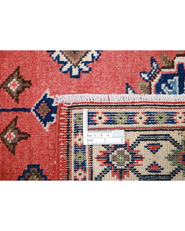 Kazak 2' 8" X 9' 6" Hand Knotted Wool Rug 2' 8" X 9' 6" (81 X 290) / Red / Wool