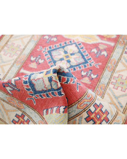 Kazak 2' 8" X 8' 10" Hand Knotted Wool Rug 2' 8" X 8' 10" (81 X 269) / Red / Wool
