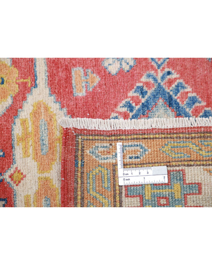 Kazak 2' 8" X 8' 10" Hand Knotted Wool Rug 2' 8" X 8' 10" (81 X 269) / Red / Wool
