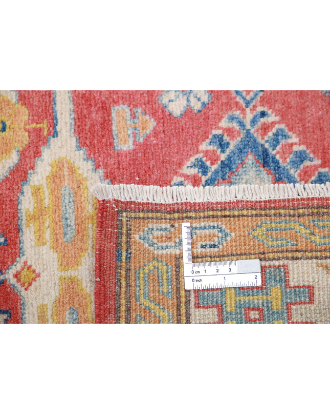 Kazak 2' 8" X 8' 10" Hand Knotted Wool Rug 2' 8" X 8' 10" (81 X 269) / Red / Wool