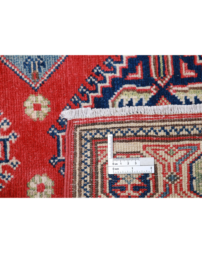 Kazak 2' 9" X 9' 11" Hand Knotted Wool Rug 2' 9" X 9' 11" (84 X 302) / Red / Wool