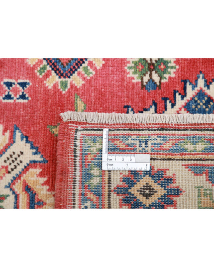 Kazak 2' 9" X 6' 1" Hand Knotted Wool Rug 2' 9" X 6' 1" (84 X 185) / Red / Wool