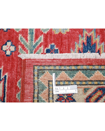 Kazak 2' 8" X 9' 6" Hand Knotted Wool Rug 2' 8" X 9' 6" (81 X 290) / Red / Wool