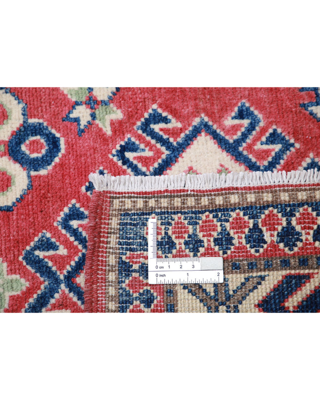Kazak 2' 8" X 9' 9" Hand Knotted Wool Rug 2' 8" X 9' 9" (81 X 297) / Red / Wool