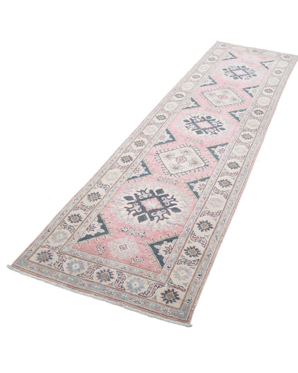 Kazak 2' 5" X 9' 7" Hand Knotted Wool Rug 2' 5" X 9' 7" (74 X 292) / Red / Wool