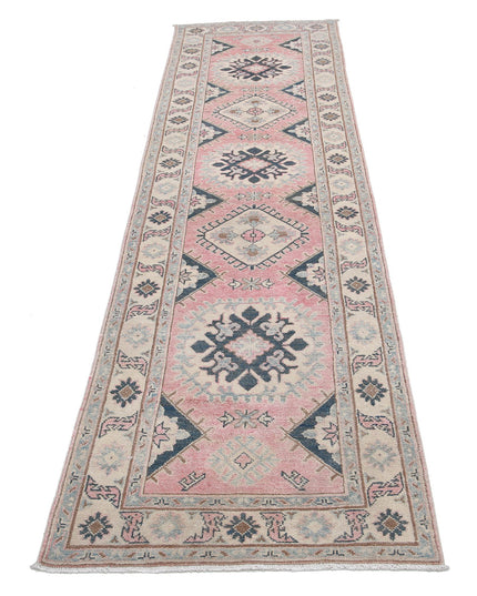 Kazak 2' 5" X 9' 7" Hand Knotted Wool Rug 2' 5" X 9' 7" (74 X 292) / Red / Wool