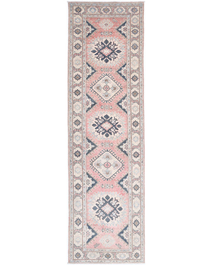 Kazak 2' 5" X 9' 7" Hand Knotted Wool Rug 2' 5" X 9' 7" (74 X 292) / Red / Wool