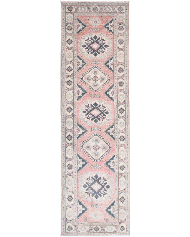 Kazak 2' 5" X 9' 7" Hand Knotted Wool Rug 2' 5" X 9' 7" (74 X 292) / Red / Wool