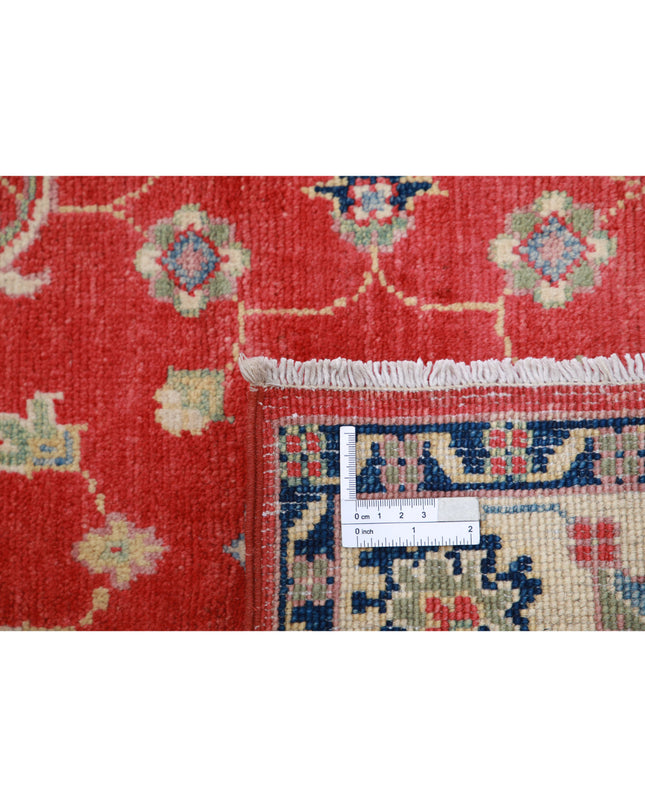 Kazak 3' 1" X 5' 2" Hand Knotted Wool Rug 3' 1" X 5' 2" (94 X 158) / Red / Wool