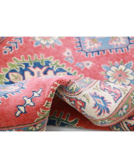 Kazak 3' 3" X 4' 8" Hand Knotted Wool Rug 3' 3" X 4' 8" (99 X 142) / Red / Wool