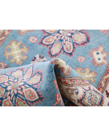 Kazak 2' 11" X 4' 8" Hand Knotted Wool Rug 2' 11" X 4' 8" (89 X 142) / Blue / Wool