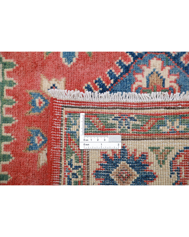 Kazak 3' 1" X 5' 2" Hand Knotted Wool Rug 3' 1" X 5' 2" (94 X 158) / Red / Wool