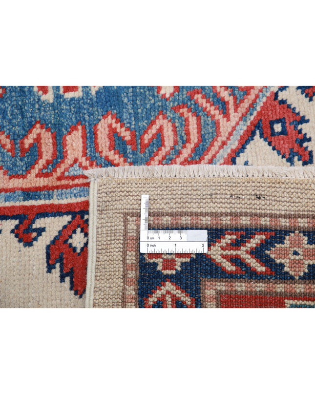 Kazak 6' 3" X 9' 4" Hand Knotted Wool Rug 6' 3" X 9' 4" (191 X 284) / Ivory / Wool