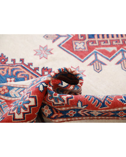 Kazak 6' 0" X 8' 11" Hand Knotted Wool Rug 6' 0" X 8' 11" (183 X 272) / Ivory / Wool