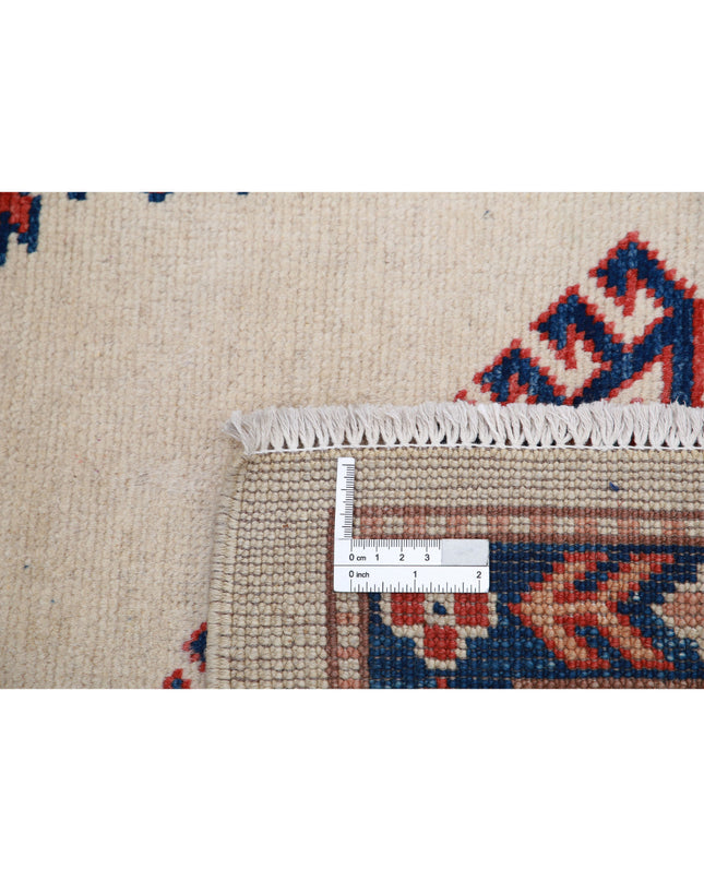 Kazak 6' 0" X 8' 11" Hand Knotted Wool Rug 6' 0" X 8' 11" (183 X 272) / Ivory / Wool