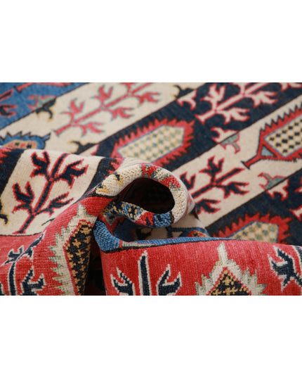 Kazak 4' 11" X 6' 7" Hand Knotted Wool Rug 4' 11" X 6' 7" (150 X 201) / Multi / Wool