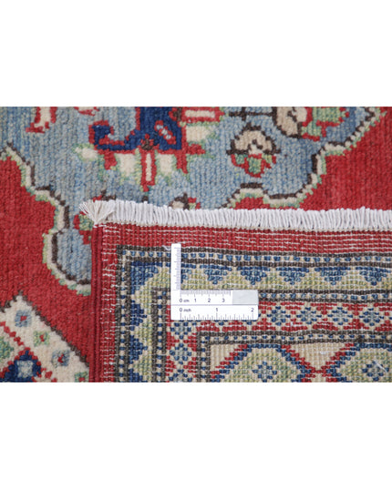 Kazak 6' 8" X 9' 10" Hand Knotted Wool Rug 6' 8" X 9' 10" (203 X 300) / Red / Wool