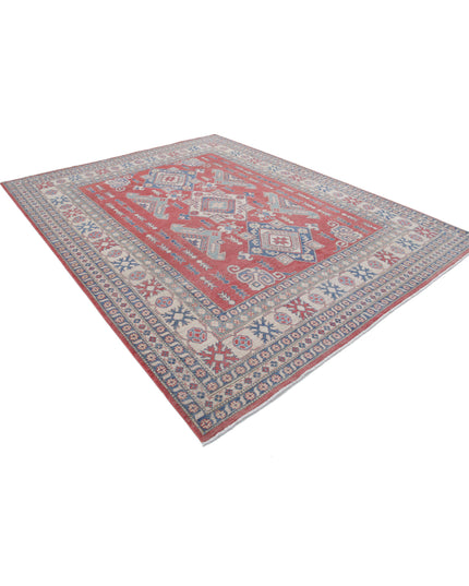 Kazak 8' 6" X 10' 5" Hand Knotted Wool Rug 8' 6" X 10' 5" (259 X 318) / Red / Wool