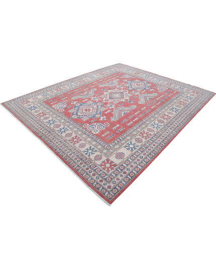 Kazak 8' 6" X 10' 5" Hand Knotted Wool Rug 8' 6" X 10' 5" (259 X 318) / Red / Wool