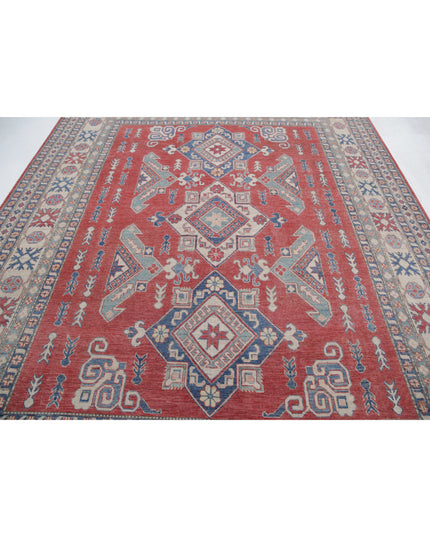 Kazak 8' 6" X 10' 5" Hand Knotted Wool Rug 8' 6" X 10' 5" (259 X 318) / Red / Wool