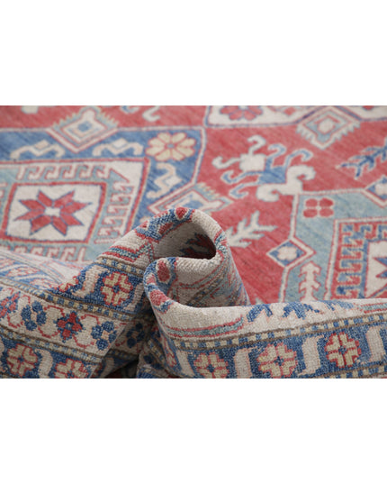 Kazak 8' 6" X 10' 5" Hand Knotted Wool Rug 8' 6" X 10' 5" (259 X 318) / Red / Wool