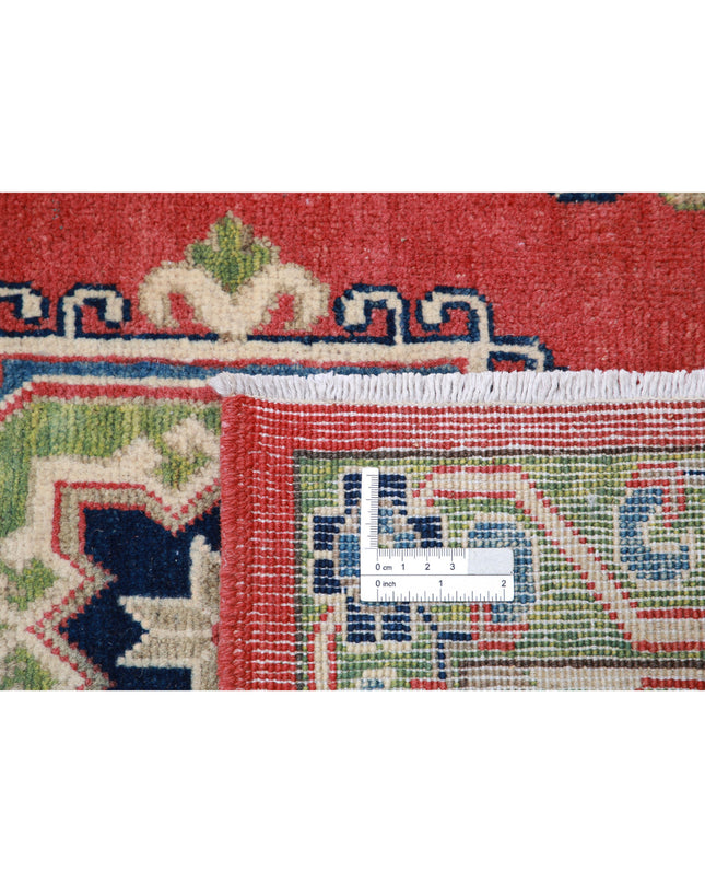 Kazak 9' 1" X 11' 8" Hand Knotted Wool Rug 9' 1" X 11' 8" (277 X 356) / Red / Wool