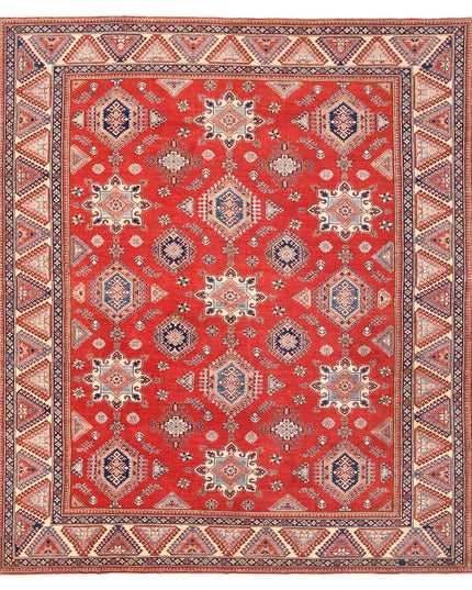 Kazak 12' 5" X 14' 8" Hand Knotted Wool Rug 12' 5" X 14' 8" (379 X 447) / Red / Wool